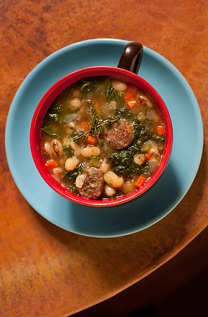 Alpaca Sausage Soup