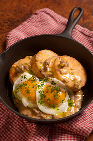 Buttermilk Biscuits with Sausage