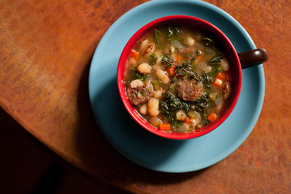 Alpaca Sausage Soup