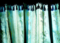 Curtains; Vang Vieng, Laos, 2008