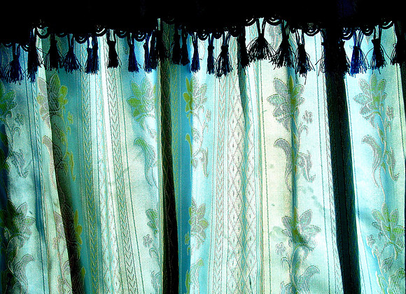 Curtains; Vang Vieng, Laos, 2008