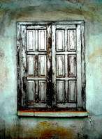 Shutters; Luang Namtha, Laos, 2008