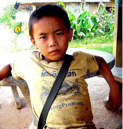 Tough kid; Vang Vieng, Laos, 2008