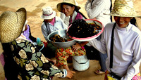 Bus stop; northern Cambodia, 2008