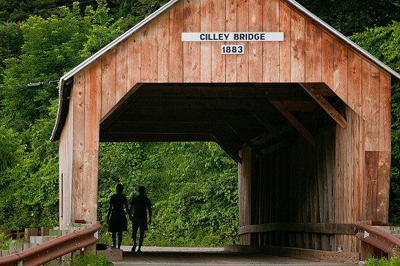 The Cilley Bridge, Tunbridge, Vt.