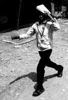 Walking home from school; northern Laos, 2009