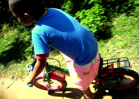 Mountain biker; Don Khon, Laos, 2008